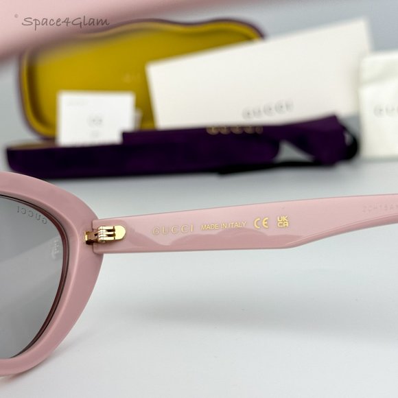 NEW Gucci GG1170S 004 Pink Grey Cat Eye Women Sunglasses GG 1170S main image 6